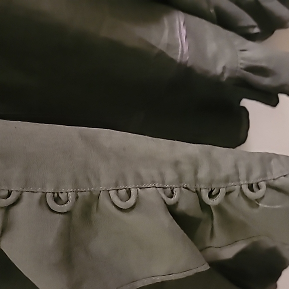 Willi Smith NWOT Linen Ruffle Trim Jacket - Picture 7 of 7